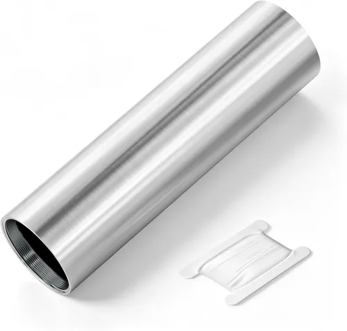 Miniatura 20 de TAISHER 2 accesorios de tubería de acero inoxidable, 1/2 "NPT x 1/2" NPT macho roscado, tubo fundido de pezón de 6 pulgadas de longitud