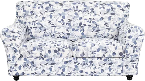 Miniatura 13 de CRFATOP Fundas elásticas para sillón de 2 plazas suaves con diseño floral para perros, fundas elásticas para sillón de 1 plaza, fundas lavables