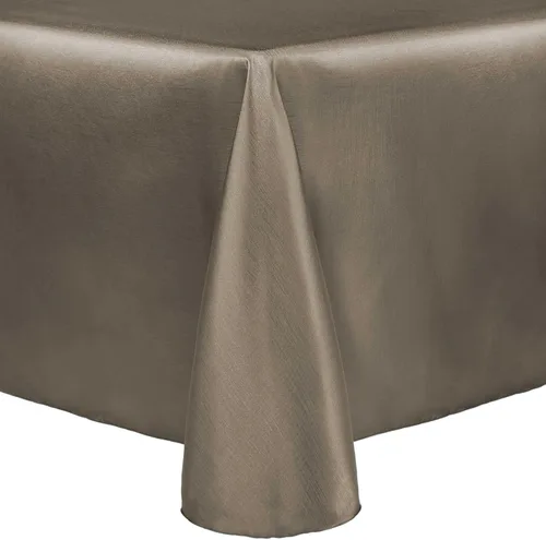 Miniatura 35 de Ultimate Textile Majestic - Mantel ovalado reversible Shantung Satin (72 x 120 pulgadas), color amarillo claro