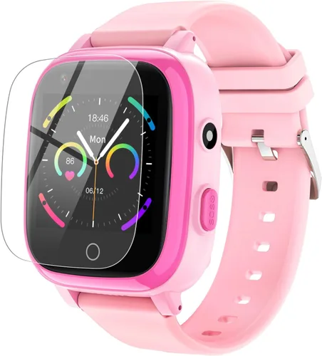 cjc Reloj inteligente 4G para niños, incluye llamada de 2 vías, alertas SOS, controles parentales, juegos, cámara, alarma, música para niños, reloj