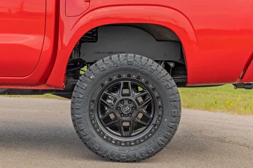 Miniatura 4 de Rough Country Revestimientos de acero para ruedas traseras para Nissan Frontier 22-23 - 4301, Crew Cab, Negro
