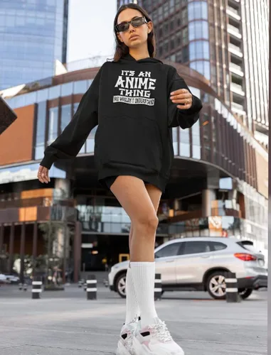 Miniatura 4 de Tstars Anime Hoodie Women Teen Girls It's An Anime Thing Novelty Pullover Hoodies