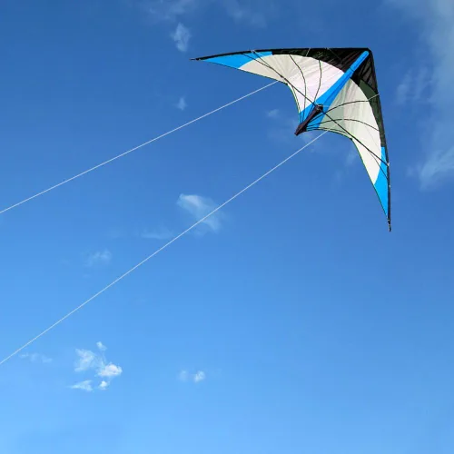 Miniatura 3 de HENGDA KITE - Cometa de rima estelar mejorada de 48 pulgadas, cometa de acrobacias de doble línea para niños y adultos, deportes al aire libre