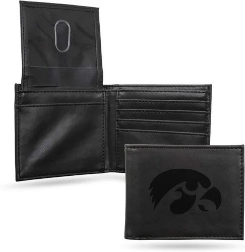 Miniatura 65 de NCAA Rico Industries Cartera Billetera con Grabado Láser Cartera Billetera con Grabado Láser - Diseño Delgado - Gran Regalo