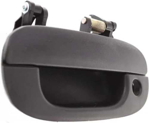 Miniatura 6 de Manija de puerta exterior para Dodge Ram 2500 1994-2002 lado del conductor frontal, negro texturizado Con orificio para llave Recorte: Base