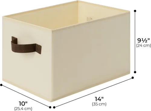 Miniatura 3 de Cupic Cupid - Contenedores de almacenamiento para clóset, organizadores de tela para clóset y almacenamiento, paquete de 6 canastas para organizar