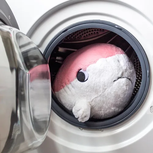 Miniatura 4 de Juguetes de animales de peluche Sharkitty, juguetes de peluche combinados de tiburón y gato (Rosa, 15.7 pulgadas)