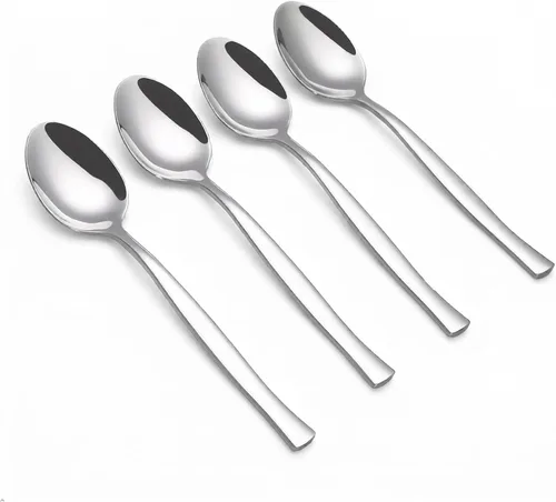 12 cucharas de cena de acero inoxidable