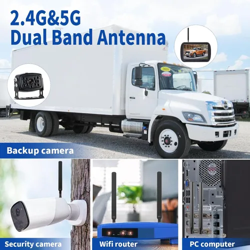 Miniatura 5 de Antena de repuesto Mimo de banda dual WiFi de 2.4 GHz 5 GHz 5.8 GHz para Furrion Vision S/AMTIFO/DoHonest/AUTO-VOX cámara de seguridad Reolink