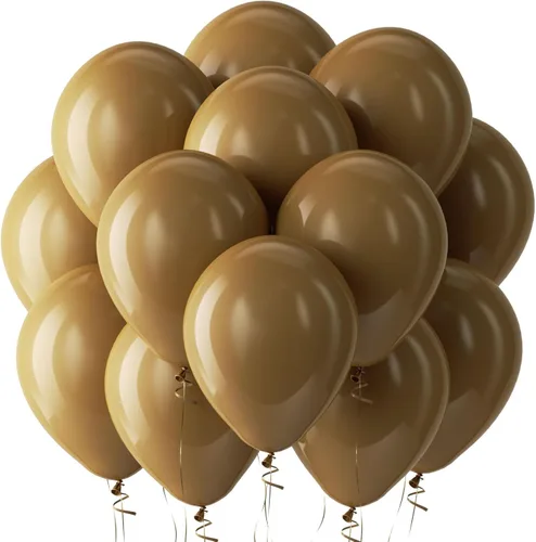 Miniatura 29 de Bezente - Globos de 12 pulgadas de látex con confeti para bodas, graduaciones, despedidas de soltera y cumpleaños, aptos para helio, dorado, 60