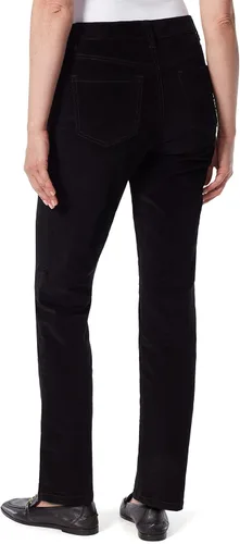 Miniatura 3 de Gloria Vanderbilt Pantalón de pana Petite Amanda de tiro alto para mujer