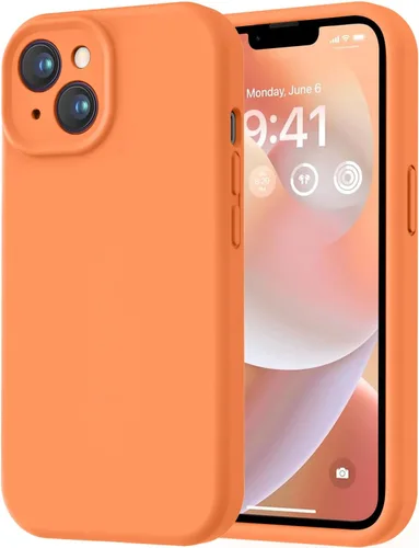 Miniatura 74 de LOVE 3000 Compatible con Funda para iPhone 15, [Cámara de Cobertura Completa de Silicona Suave] [Protección contra Caídas de 8 pies], Forro de Negro