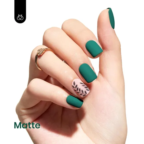 Miniatura 616 de Beetles - Esmalte de uñas de gel marrón – 0.5 onzas líquidas de esmalte de gel marrón oscuro, lámpara LED UV para uñas, regalo de manicura para I