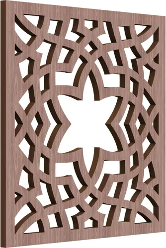 Miniatura 30 de París - Paneles de pared decorativos de madera con calado, extra pequeños, 7 3/8 pulgadas de ancho x 7 3/8 pulgadas de alto x 1/4 pulgadas de alto