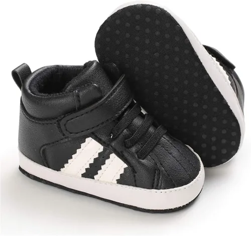 KaKaKiKi - Tenis de lona para bebé infante niños tenis con suela de goma antideslizante tenis de caramelo caminantes primerizos precaminando tenis