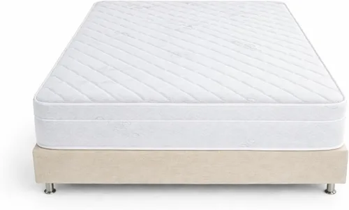 Miniatura 19 de Colchón híbrido individual XL de 8 pulgadas, espuma fría de alta densidad con resortes helicoidales Bonnell, ecológico y transpirable, firmeza media