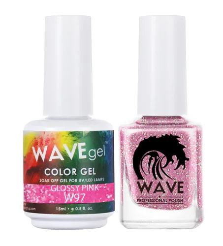 Miniatura 41 de WAVEGEL - Juego dúo de gel y esmalte de uñas a juego - Colección Simplicity - #P109 Blizzard I 0.5 onzas