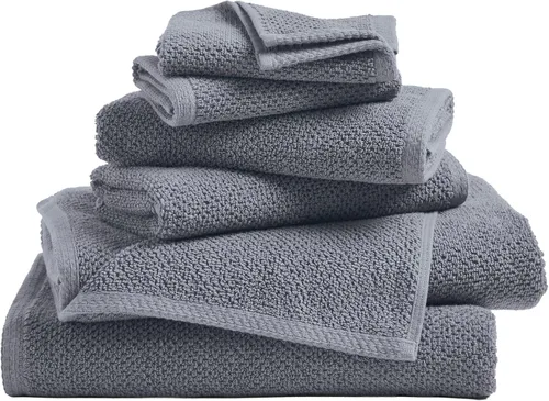 Miniatura 38 de Great Bay Home Toalla de baño blanca – Toalla de baño de gran tamaño 100% algodón de 68 x 35 pulgadas – Absorbente, de secado rápido, toalla de baño