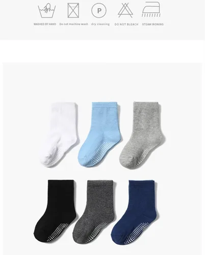 Miniatura 2 de Calcetines de algodón para bebés, calcetines de algodón para niños y niñas, de corte bajo para bebés