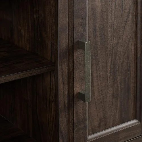 Miniatura 12 de Crosley Furniture Camden - Soporte de TV para televisores de más de 50 pulgadas, centro de entretenimiento con estantes de almacenamiento Nogal