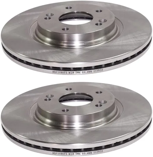 Miniatura 7 de Disco de freno SureStop para Hyundai Veloster 2019 2020 lado del conductor o del pasajero Rotor único
