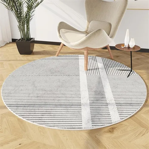 Miniatura 17 de Tapete para silla de oficina para suelo de madera dura, computadora, videojuegos, protector de piso, tapete redondo de protección de azulejos de A1