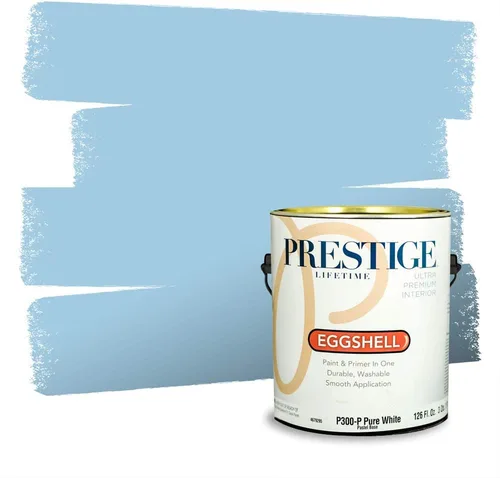 Miniatura 702 de Pintura Exterior + imprimación PRESTIGE, todo-en-uno, 1 galón, acabado mate, color comparable al Valspar* Royal Gray* VS151-Gris real