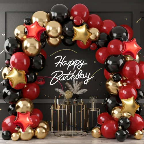Miniatura 28 de Kit de arco de guirnalda de globos de béisbol, arco de globos azul marino y rojo nude con guante de béisbol, globos de aluminio para niños y niñas