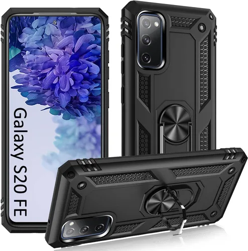 Miniatura 20 de ADDIT Funda S20 para Samsung Galaxy S20 de 6.1 pulgadas, con anillo de soporte, soporte ajustable, grado militar, protección resistente, a prueba