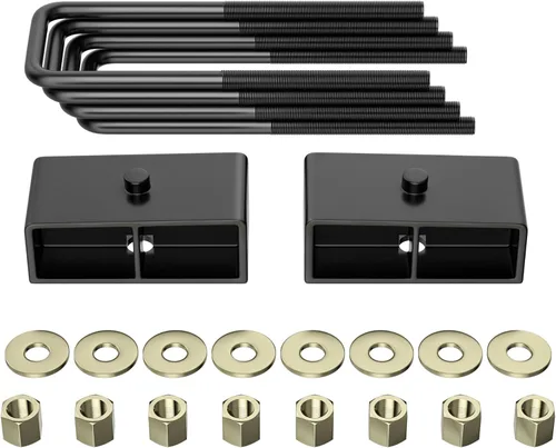 Miniatura 9 de Richeer Bloque de elevación de 1 pulgada compatible con Silverado 1500 1999-2024 2WD/4WD, Sierra 1500 1999-2024 2WD/4WD, kits de elevación
