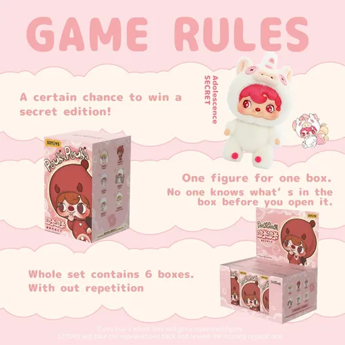 Miniatura 2 de 52TOYS POUKAPOUKA Mood Bubbles Vinilo de Peluche Juguetes Caja Ciega con Diseño Suave y Adorable, Perfecto para Abrazar, Exhibición y Poses Únicas