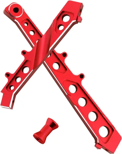 Soporte de chasis de aluminio para ARRMA 1/7 Felony 6S BLX/Infraction 6S BLX/Limitless Roller, soporte de chasis delantero trasero de aleación, Rojo