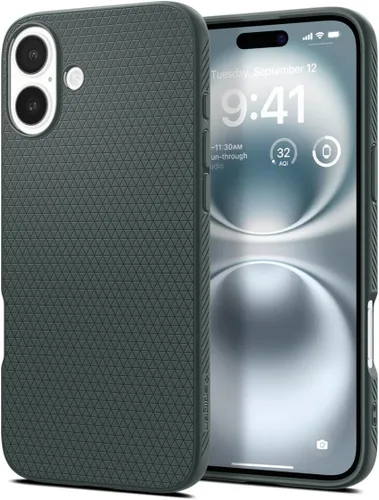 Miniatura 40 de Spigen Liquid Air - Funda diseñada para iPhone 13 (2021), color negro mate