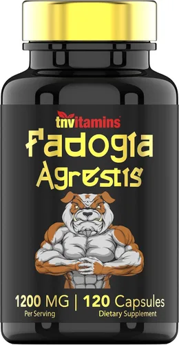 Fadogia Agrestis: 1200 mg - 120 cápsulas | Suplemento de extracto de Fadogia Agrestis ultra potente para hombres | Energía, potencia, fuerza,