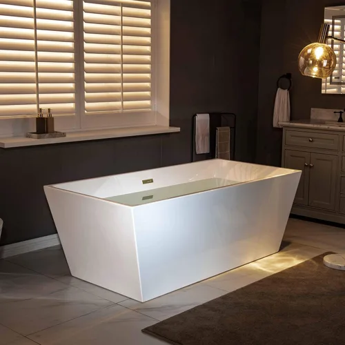 Miniatura 4 de WOODBRIDGE BTA1512-BG-Drain &O + Pillow Bañera, oro cepillado