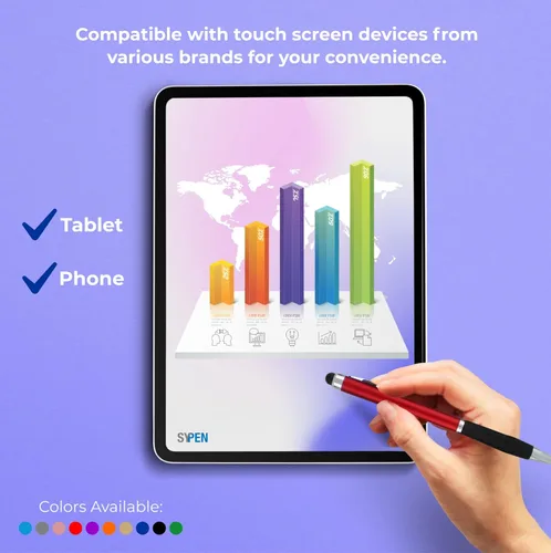 Miniatura 3 de SyPen Bolígrafos personalizados con nombre o logotipo, paquete de 300 bolígrafos personalizados para negocios, combo de bolígrafo y lápiz óptico