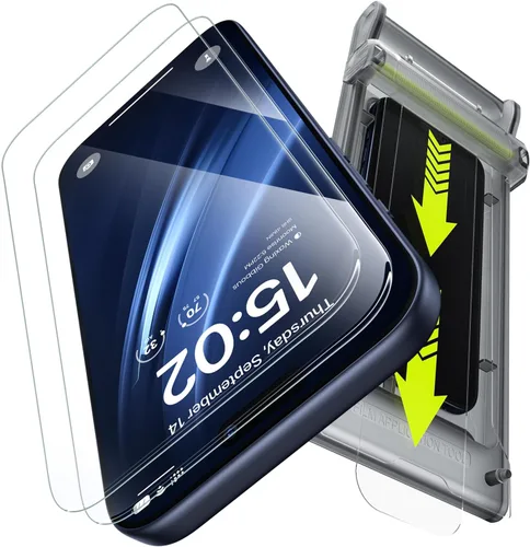 Miniatura 9 de WSKEN Protector de pantalla de privacidad para iPhone 17 Pro, vidrio templado de cobertura completa, pantalla privada antiespía de 24°, herramienta