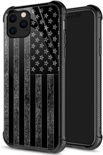 Miniatura 31 de ZHEGAILIAN Funda para iPhone 13, protección de grado militar, esquinas a prueba de golpes, funda antiarañazos para iPhone 13, águila americana