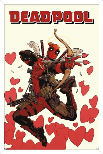 Miniatura 12 de Marvel Comics Deadpool - Póster de pared de Cupido, 22.4 pulgadas de largo x 14.7 pulgadas de ancho, versión premium sin marco