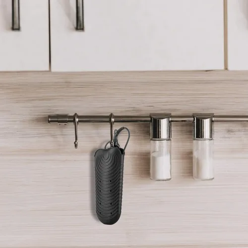 Miniatura 7 de ZAXOP Alfombrilla de rizador resistente al calor y bolsa de viaje – Soporte de silicona para herramientas de pelo caliente para plancha plana, Negro
