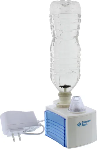 Humidificador Ultrasónico BLACK+DECKER Comfort Zone: Convierta la Botella en un Humidificador Portátil Personal - 6 Horas de Funcionamiento -