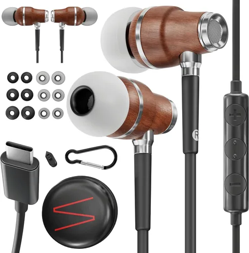 Miniatura 7 de Symphonized - Auriculares con cable para iPhone con sonido de graves profundos, sonido 3D, control de volumen con micrófono, 90% de cancelación