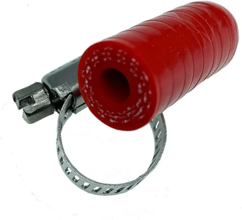 Miniatura 6 de Tapa de Refrigerante de Silicona Reforzada Universal Negra de 1/4" (6.5mm) con Abrazadera para Calentador de Derivación Puerto de Agua al Vacío Kit