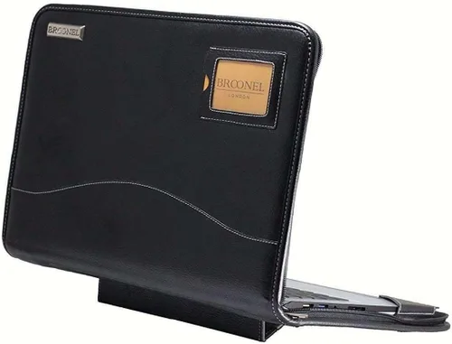 Miniatura 3 de Contour Series - Black Heavy Duty Leather Protective Case - Compatible with CHUWI CoreBook X 14" Laptop