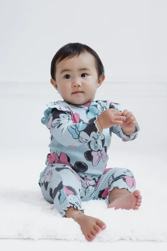 Miniatura 2 de Disney Minnie Mouse Winnie the Pooh The Aristocats Lilo & Stitch Peplum - Camiseta y pantalones para recién nacidos a niños grandes