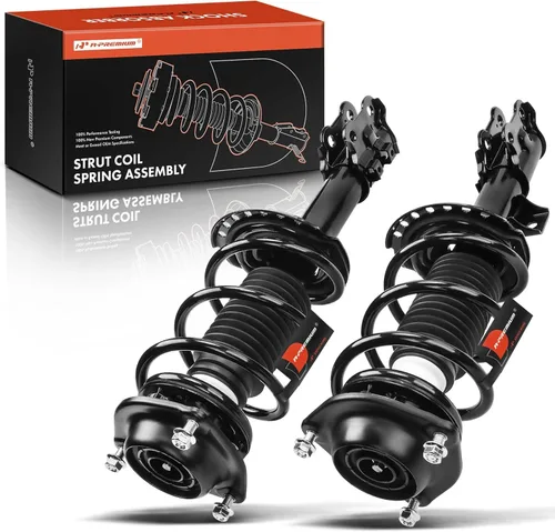 A-Premium Conjunto completo de puntal y muelle helicoidal delantero compatible con Hyundai Elantra 2011-2016, sedán, juego de 2 piezas