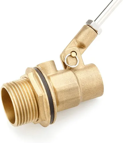 Miniatura 5 de Joywayus Válvula de bola flotante de 12,7 mm con rosca, llave de tanque de bola flotante automática, accesorios de ballcock, interruptor de control