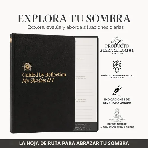 Miniatura 3 de Diario y Libro de Trabajo de Sombra (Premium) para el Crecimiento Personal, Sanación - Audio Guiado, Ejercicios para la Autorreflexión, Inspirado