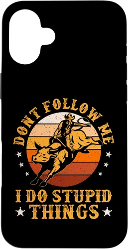 Miniatura 55 de Carcasa vintage para iPhone XS Max Don't Follow Me I Do Stupid Things