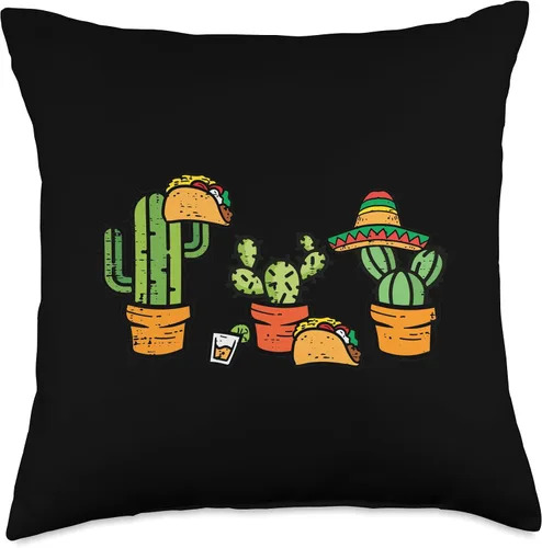 Miniatura 5 de Mexican Decor Mexico Men Women Kids Gifts Mexico - Cojín para el Día de la Independencia de México, Cactus, Cinco de Mayo, 16 x 16 pulgadas